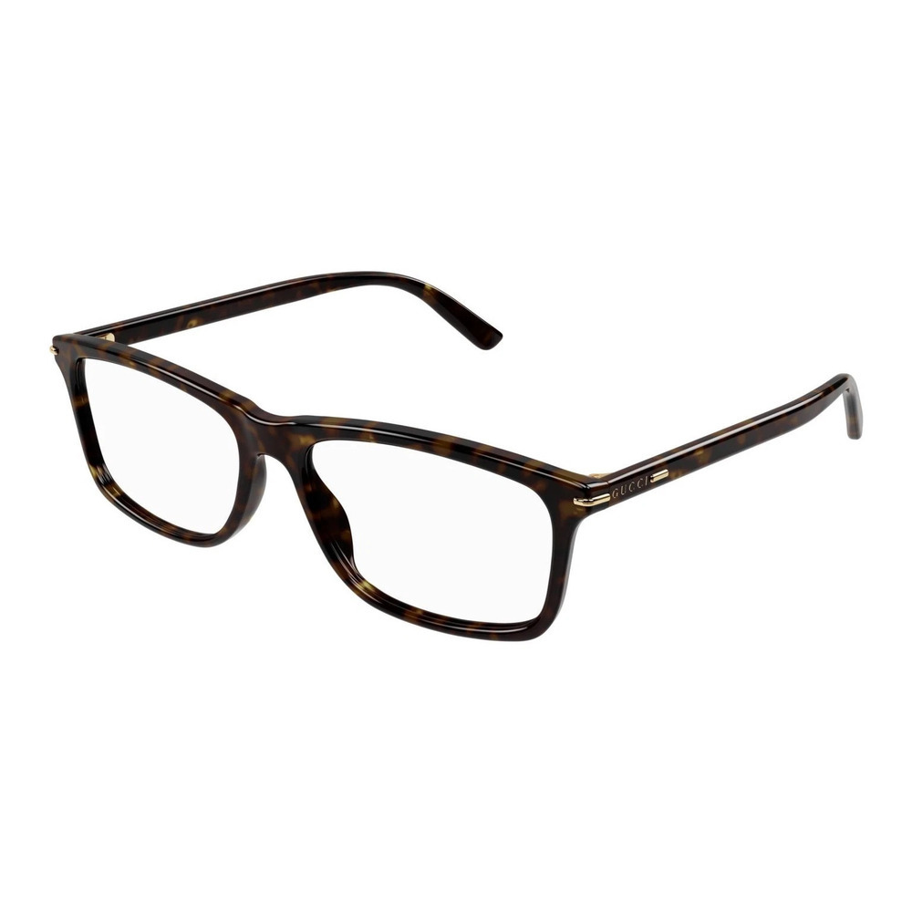 Gucci GG1447O Eyeglasses Havana Acetate/Metal Square
